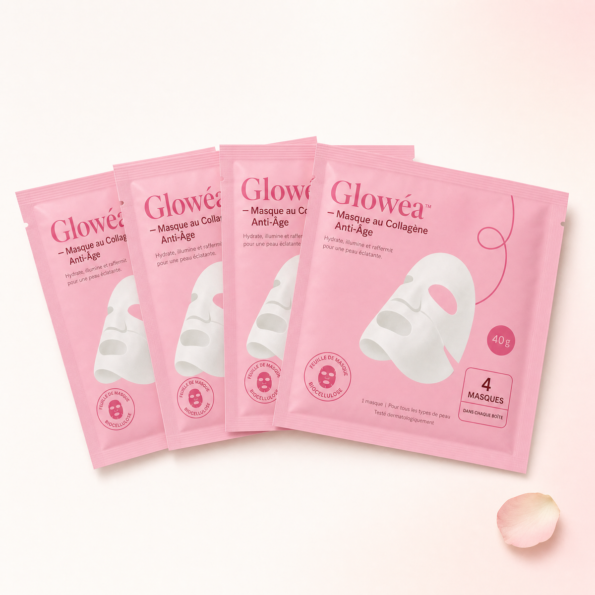 Glowéa™ – Masque au Collagène Anti-Âge