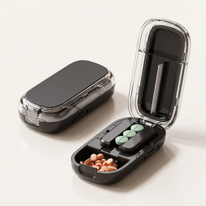 Medibox™ – Pilulier Compact 2-en-1