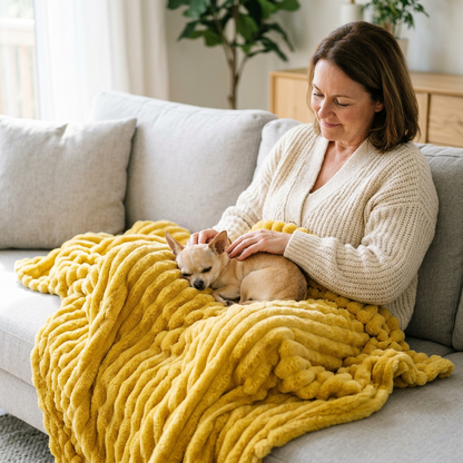 Calmora™ – Couverture Réconfort pour Chien
