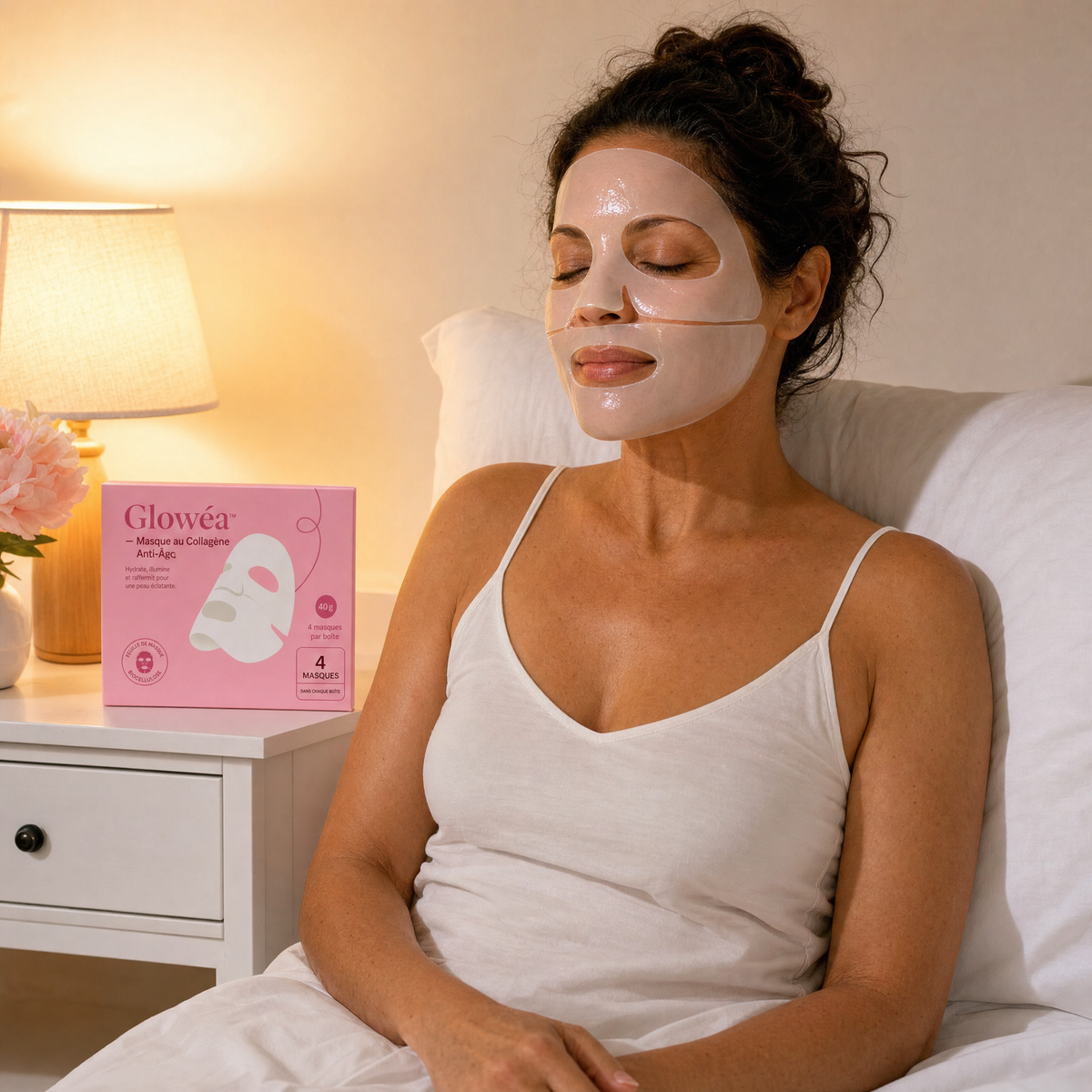 Glowéa™ – Masque au Collagène Anti-Âge