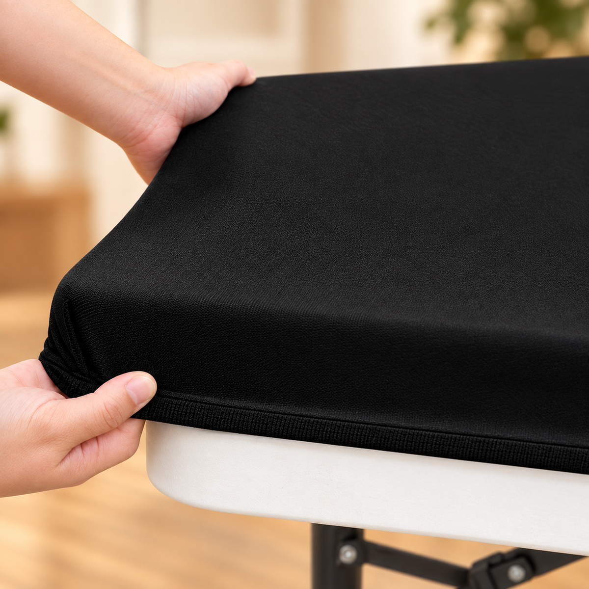 HousseTable™ – Sans Plis & Résistant à l'Eau