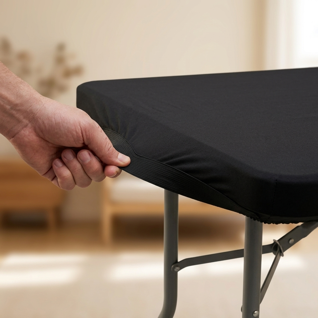 HousseTable™ – Sans Plis & Résistant à l'Eau