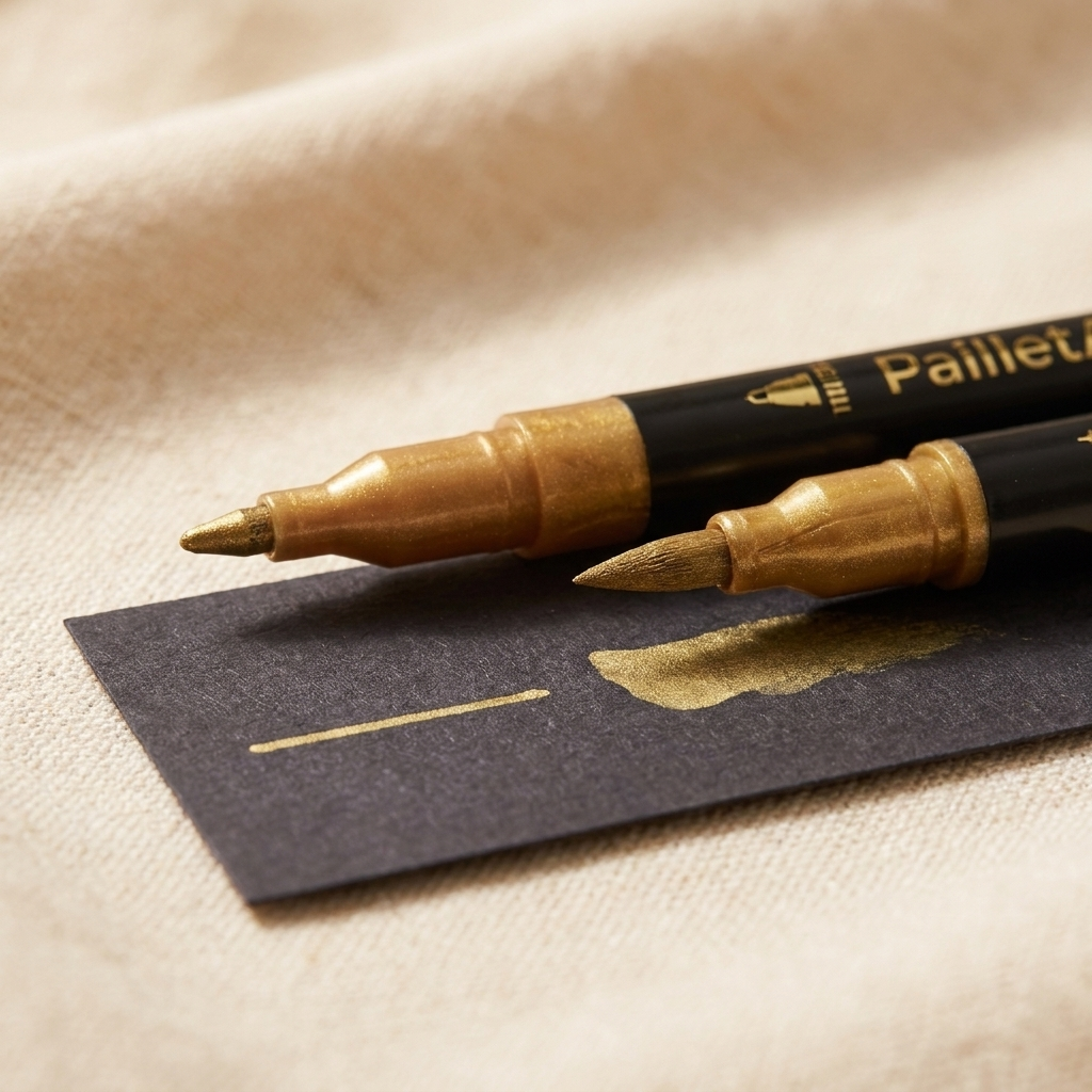 PailletArt™– Marqueurs Pailletés à Double Pointe
