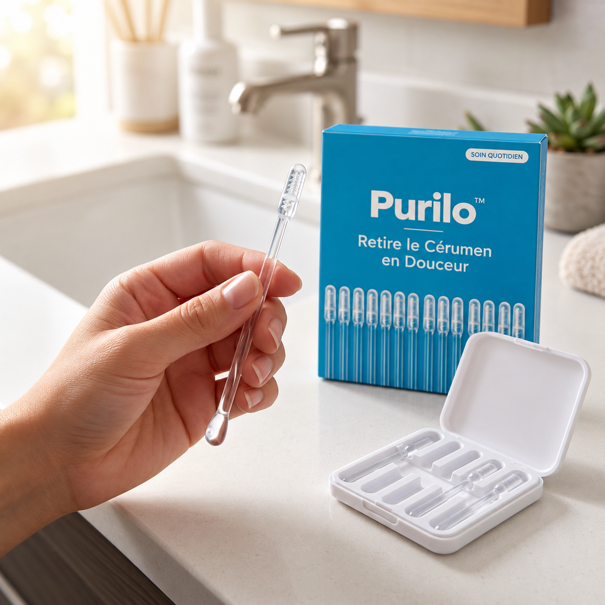 Purilo™ – Retire le Cérumen en Douceur