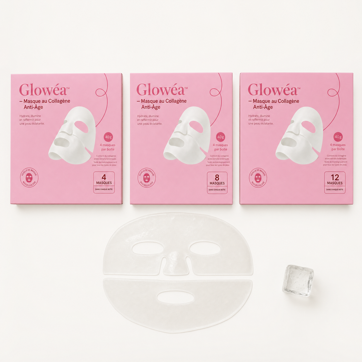 Glowéa™ – Masque au Collagène Anti-Âge