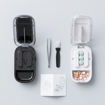 Medibox™ – Pilulier Compact 2-en-1