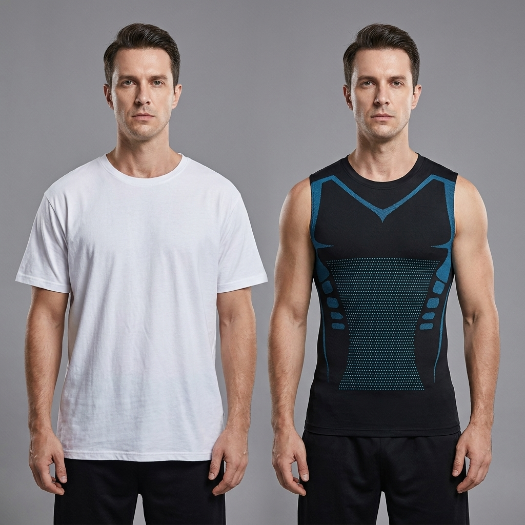 SlimFit™ – Débardeur Gainant Compression Homme