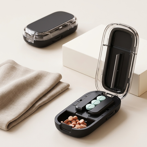 Medibox™ – Pilulier Compact 2-en-1