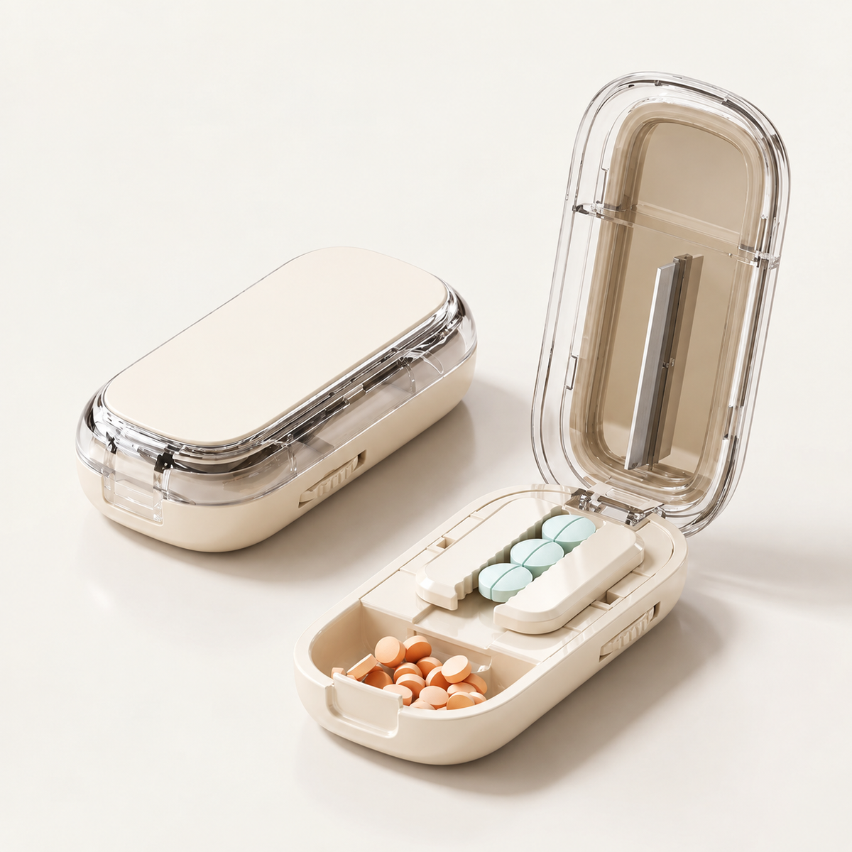Medibox™ – Pilulier Compact 2-en-1
