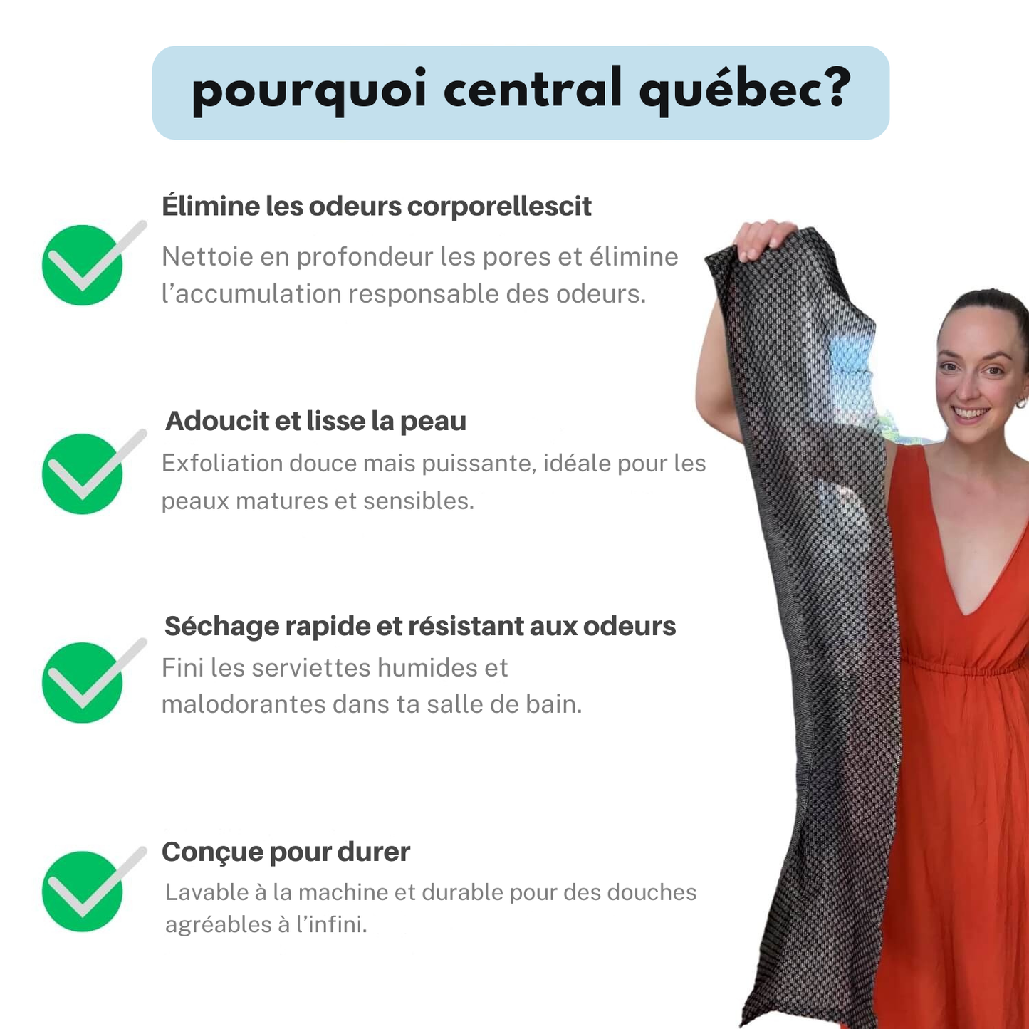 La Débarbouillette Exfoliante™ – Central Québec