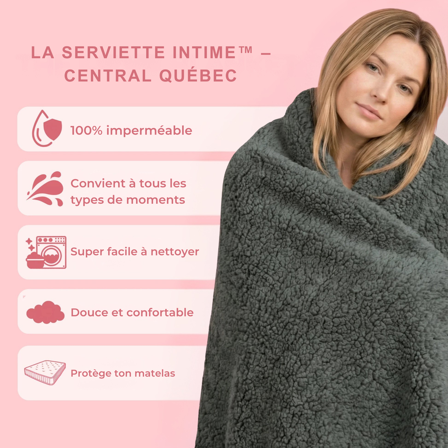 Serviette Intime™ – Central Québec