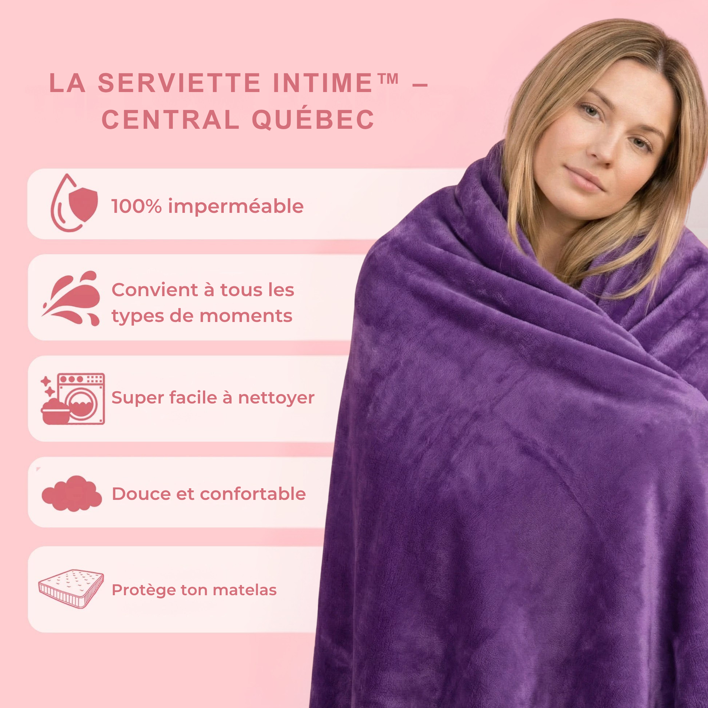 Serviette Intime™ – Central Québec