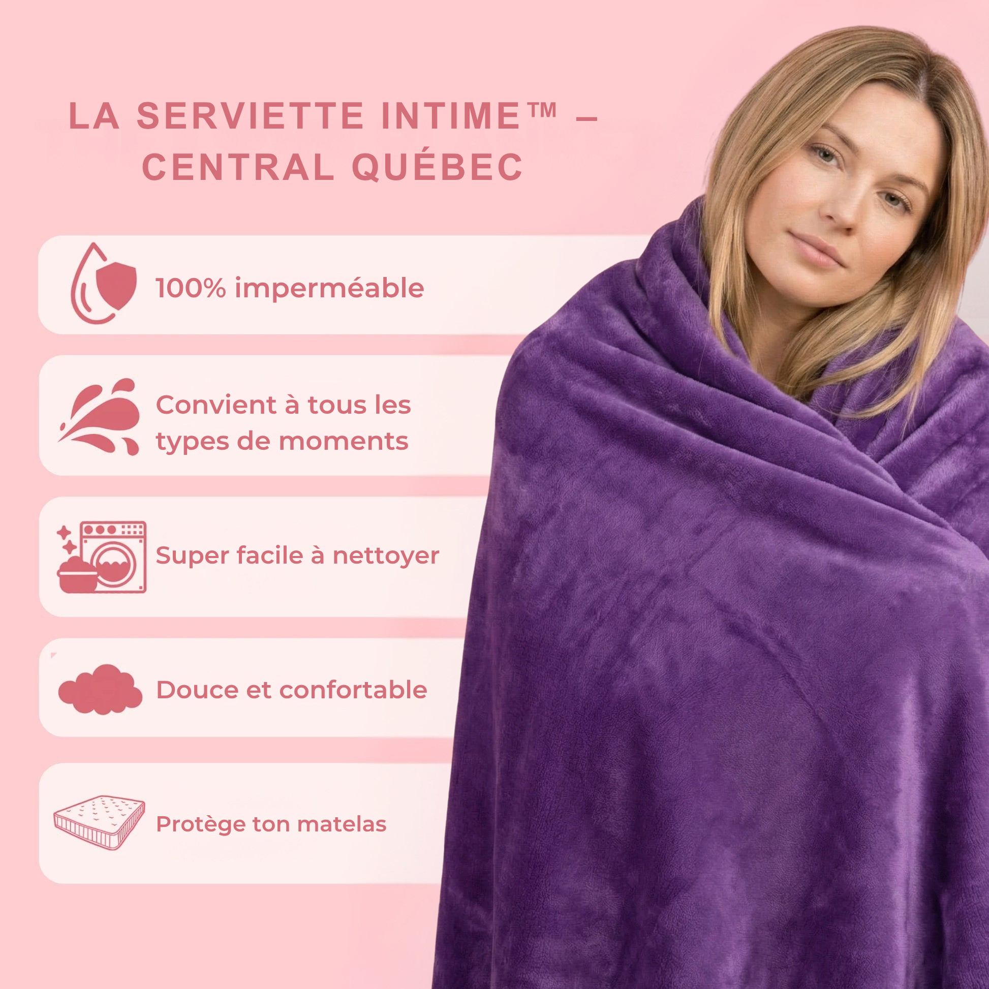 Serviette Intime™ – Central Québec